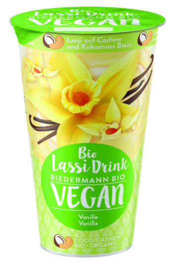 Bio Vegan Lassi Vanille der Marke Biedermann Bio VEGAN