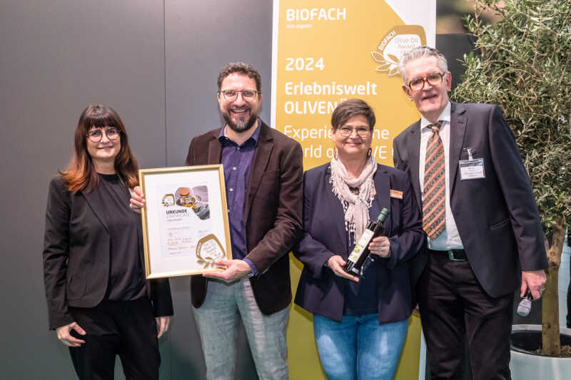 LaSelva Gesamtsieger bei BIOFACH Olive Oil Award 2024 unter 41 internationalen Bio-Olivenölen